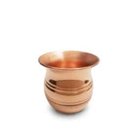 Contenitore scalda olio in Rame diam. 12 cm